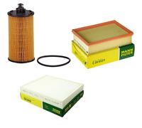 MANN-FILTER Inspección Set Juego Filtros para Opel Mokka / Moca X 1.4