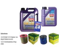 MANN-FILTER Inspección Set LIQUI MOLY 6L 5W-40 Para Peugeot Boxer