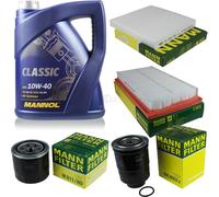Mann-Filter Inspección Set mannol 5L Classic 10W-40 para Mazda 6 Estación Vagón