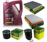 MANN-FILTER Inspección Set MANNOL 5L Energy Combi LL 5W-30 Para Mazda 6