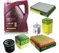 MANN-FILTER Inspección Set MANNOL 5L Energy Combi LL 5W-30 Para Nissan Primera