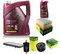 MANN-FILTER Inspección set MANNOL Combi de energía de 6L LL 5W-30 para Nissan