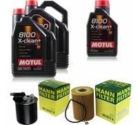 Mann-Filter Inspección Set Motul 10L 5W-30 para Mercedes-Benz CDI 3.0