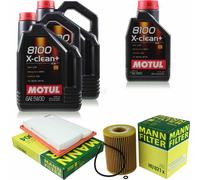 MANN-FILTER Inspección Set Motul 10L 5W-30 Para Mercedes-Benz E-Klasse T-Model