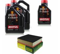 MANN-FILTER Inspección Set Motul 10L 5W-30 Para Mercedes-Benz Sprinter 3-T