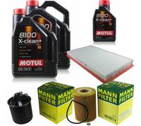 MANN-FILTER Inspección Set Motul 10L 5W-30 Para Mercedes-Benz Viano CDI 3.0