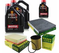 MANN-FILTER Inspección Set Motul 10L 5W-30 Para VW Passat Variant 2.3 VR5