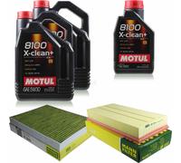 Mann-Filter Inspección Set Motul 10L 5W-30 para VW Touareg 3.0 V6 Tdi 2.5 R5