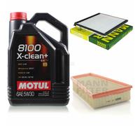 MANN-FILTER Inspección set Motul 5L 5W-30 para Citroën Caja Xsara/Familiar