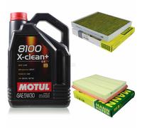 MANN-FILTER Inspección Set Motul 5L 5W-30 Para Opel Astra G Caravan 1.8 16V