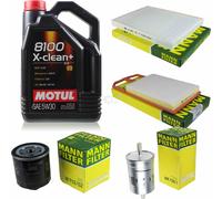 MANN-FILTER Inspección Set Motul 5L 5W-30 Para Seat Leon 1.6 16V 1.4 Toledo II