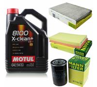 MANN-FILTER Inspección Set Motul 5L 5W-30 Para VW Golf IV 1.6 2.0 1.8 T Nuevo