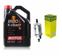 MANN-FILTER Inspección Set Motul 5L 5W-30 Para VW Golf V 1.4 16V 1.6 3.2 R32