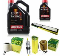 MANN-FILTER Inspección Set Motul 6L 5W-30 Para BMW 3er 316i