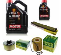 MANN-FILTER Inspección Set Motul 6L 5W-30 Para BMW 3er Compact 316 TI 318 318i