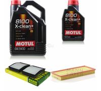 Mann-Filter Inspección Set Motul 6L 5W-30 para BMW 3er Compacto 318tds