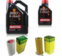 Mann-Filter Inspección Set Motul 6L 5W-30 para BMW | 3er Touring 320d