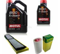 MANN-FILTER Inspección Set Motul 6L 5W-30 Para BMW 3er Touring 320d 318d