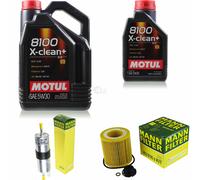 MANN-FILTER Inspección Set Motul 6L 5W-30 Para BMW 4 Gran Coupe 420i 428i X1