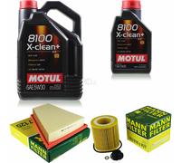 MANN-FILTER Inspección Set Motul 6L 5W-30 Para BMW X1 xDrive20i sDrive20i