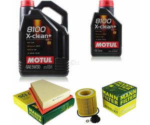 MANN-FILTER Inspección Set Motul 6L 5W-30 Para BMW X1 xDrive20i sDrive20i