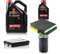 MANN-FILTER Inspección Set Motul 6L 5W-30 Para Hyundai Sonata V 2.0 CRDi