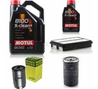MANN-FILTER Inspección Set Motul 6L 5W-30 Para Hyundai Sonata V 2.0 CRDi