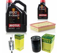 MANN-FILTER Inspección Set Motul 6L 5W-30 Para Seat Cordoba 1.6i Ibiza II 2.0i
