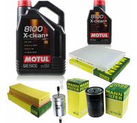 MANN-FILTER Inspección Set Motul 6L 5W-30 Para Seat Ibiza II 1.8 T 20V Cupra