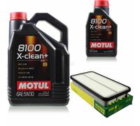 MANN-FILTER Inspección Set Motul 6L 5W-30 Para Toyota RAV 4 II 2.0 D 4WD