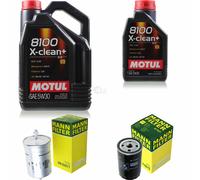Mann-Filter Inspección Set Motul 6L 5W-30 para VW Golf I Cabriolet 1.8 2.0