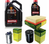 MANN-FILTER Inspección Set Motul 6L 5W-30 Para VW Golf III 1.9 TDGTD