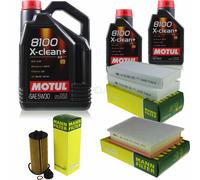 MANN-FILTER Inspección Set Motul 7L 5W-30 Para BMW 2 Active Tourer 218I 218D