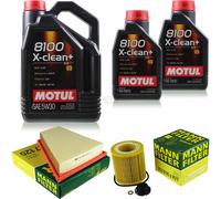 MANN-FILTER Inspección Set Motul 7L 5W-30 Para BMW X1 xDrive20i sDrive20i