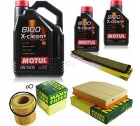 Mann-Filter Inspección Set Motul 7L 5W-30 para BMW X3 2.5 Si, Xdrive25i