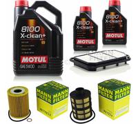 MANN-FILTER Inspección Set Motul 7L 5W-30 Para Chevrolet Nubira Kombi Lacetti