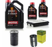 Mann-Filter Inspección Set Motul 7L 5W-30 para Hyundai Sonata V De 2.0