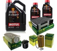 MANN-FILTER Inspección Set Motul 7L 5W-30 Para Mercedes-Benz C-Klasse T-Model