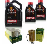 MANN-FILTER Inspección set Motul 7L 5W-30 para Mercedes Benz Clase C T-Model