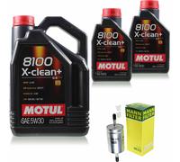 MANN-FILTER Inspección Set Motul 7L 5W-30 Para VW Polo 1.2 12V 1.4 16V Lupo