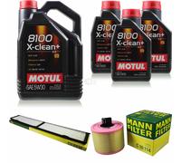 MANN-FILTER Inspección Set Motul 8L 5W-30 Para BMW 3er 325i 330i 325xi