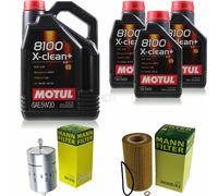 MANN-FILTER Inspección Set Motul 8L 5W-30 Para BMW 7er 730i iL V8 5er 530i