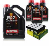 Mann-Filter Inspección Set Motul 8L 5W-30 para Kia Cee'D Hatchback 1.6 Crdi