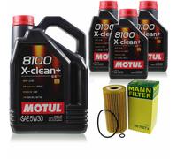 MANN-FILTER Inspección Set Motul 8L 5W-30 Para KIA Sorento III 2.2 CRDi 4WD