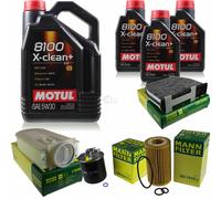 Mann-Filter Inspección Set Motul 8L 5W-30 para Mercedes-Benz C-Clase