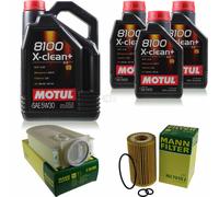 MANN-FILTER Inspección Set Motul 8L 5W-30 Para Mercedes-Benz C-Klasse T-Model