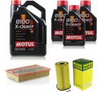 MANN-FILTER Inspección Set Motul 8L 5W-30 Para Mercedes-Benz E-Klasse G-Klasse