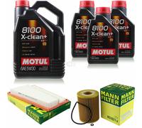 MANN-FILTER Inspección Set Motul 8L 5W-30 Para Mercedes-Benz E-Klasse T-Model