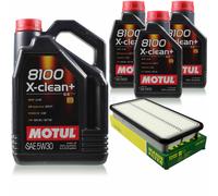 MANN-FILTER Inspección Set Motul 8L 5W-30 Para Toyota RAV 4 II 2.0 D 4WD