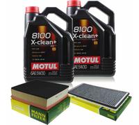 Mann-Filter Inspección Set Motul 9L 5W-30 para Mercedes-Benz Sprinter 3-T